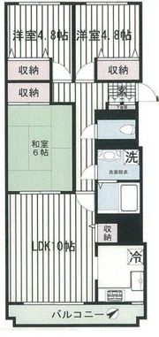 サンシティ南行徳Ⅲの間取り画像