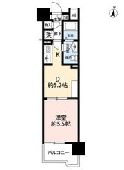コスモグラシティ梅田東の間取り画像