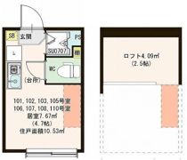 ハーモニーテラス豊島Ⅴの間取り画像