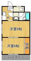 シャトレ大浦Vの間取り画像