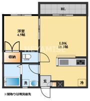 モンテコリーヌの間取り画像