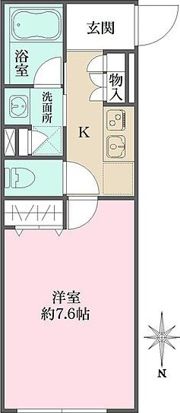 アトリオフラッツ自由が丘イーストの間取り画像