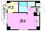 パラドール東雲1の間取り画像
