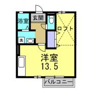 ピアニーフィールドB棟の間取り画像