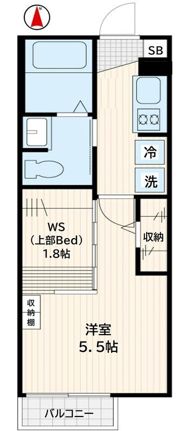 Liens REGALO船堀stationの間取り画像
