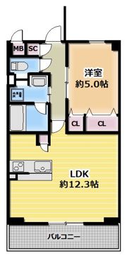 estageo関目高殿の間取り画像