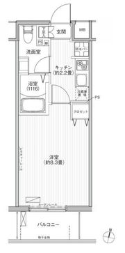 カーサラスク目白台の間取り画像