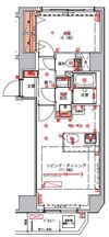 ハーモニーレジデンス錦糸町#003の間取り画像