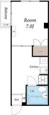 マンションアムールの間取り画像