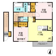 リノ Bの間取り画像