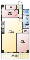 パークヒルズ奥田の間取り画像