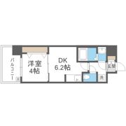 スプランディッド中之島WESTの間取り画像