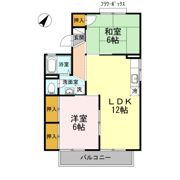 ハイツNINOWARI Aの間取り画像