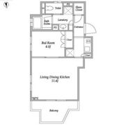 パークアビタシオン麻布十番の間取り画像