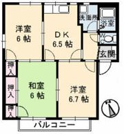 フレグランス笑迫 A棟の間取り画像