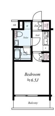 プレール・ドゥーク南品川の間取り画像