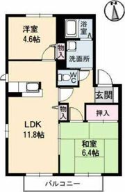 ドミール富永 A棟の間取り画像