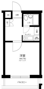 マックポナム代々木公園の間取り画像