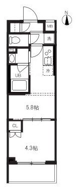 仮）大田区蒲田本町1丁目マンションの間取り画像