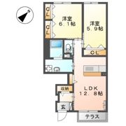 サテライト イリスの間取り画像