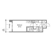 レジディア靭公園の間取り画像