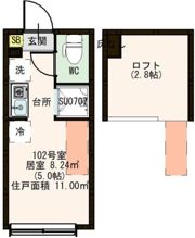 パークレジデンス久我山駅前の間取り画像