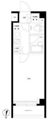 ルーブル武蔵小山の間取り画像