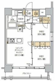 リビオメゾン芝浦の間取り画像