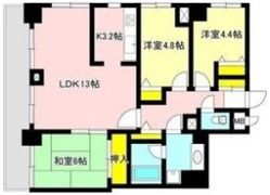 高崎鞘町シティハウス1104号の間取り画像