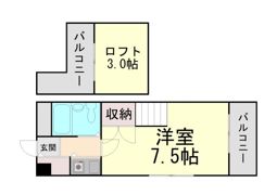 サンパレス21六甲Ⅱの間取り画像