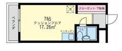 ハイツ・衣笠の間取り画像