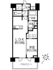 クリオラベルヴィ横濱サウスの間取り画像
