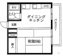 リブ霞の間取り画像