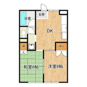リベルテ翠川の間取り画像
