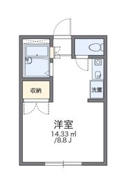 レオパレス387の間取り画像