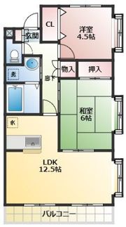 サンパティックパルの間取り画像