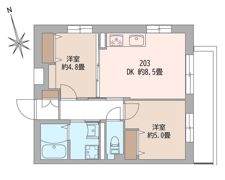 長手門テラスの間取り画像