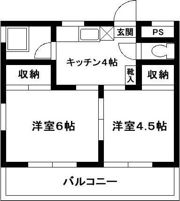 ハイツシンエーⅡの間取り画像