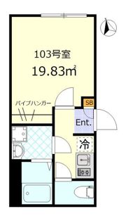 ワンネス西品川の間取り画像