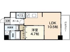 ASTER中広の間取り画像