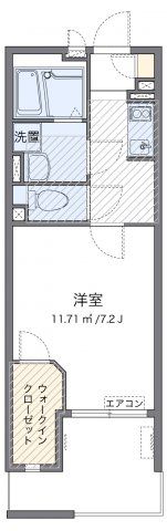 レオネクストD2 a1の間取り画像