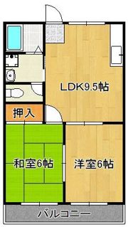クレール大蔵I・IIの間取り画像