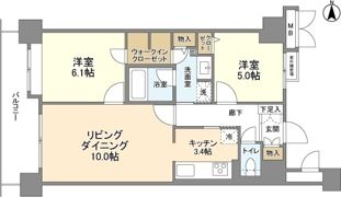 ディオフェルティ北梅田の間取り画像