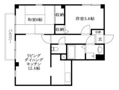 フォブール花の間取り画像