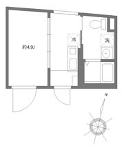ブランドール坂下三丁目の間取り画像