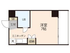 ロイヤル比治山の間取り画像