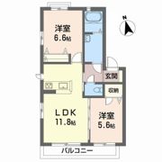 エスパルク B棟の間取り画像
