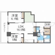 ローレルコート難波の間取り画像
