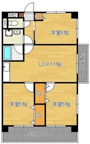第4晴和ビルの間取り画像