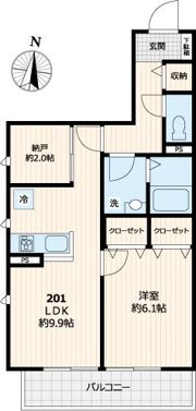 ガーデンホームズ高野の間取り画像